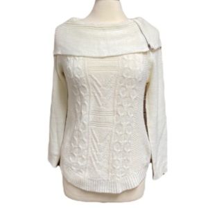 It’s Our Time Cream Boat Neck Sweater